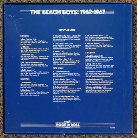 The Rock 'N' Roll Era The Beach Boys 1962-1967 vinyl record back cover