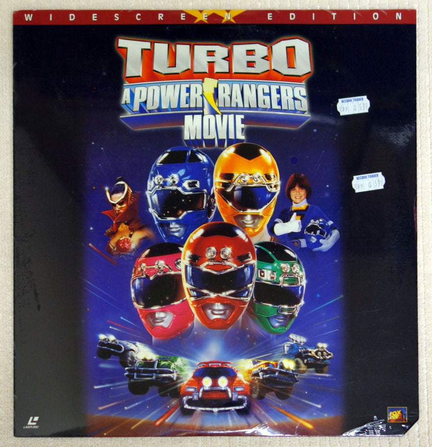 Turbo: A Power Rangers Movie LaserDisc front cover