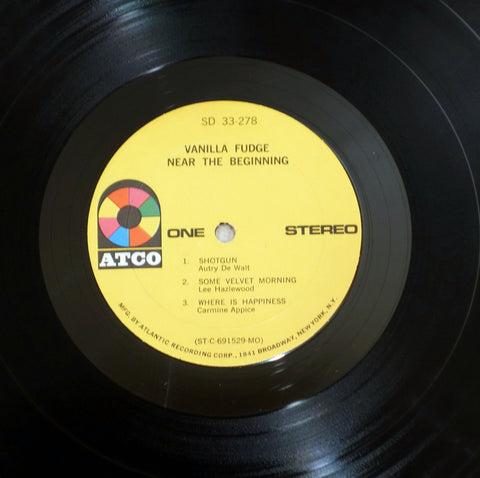 Vanilla Fudge ‎– Near The Beginning vinyl record 
