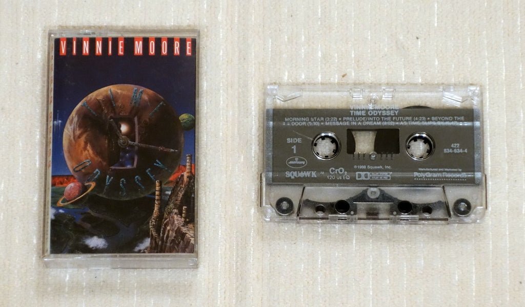 Vinnie Moore ‎– Time Odyssey cassette tape