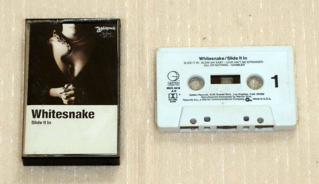 Whitesnake ‎– Slide It In cassette tape