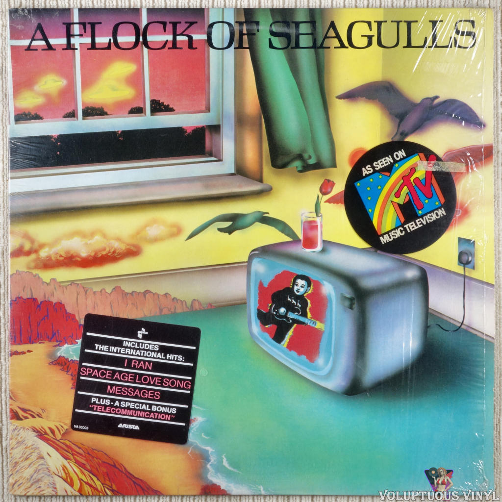A Flock Of Seagulls ‎– A Flock Of Seagulls vinyl record front cover