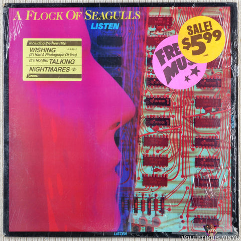A Flock Of Seagulls – Listen vinyl record front cover