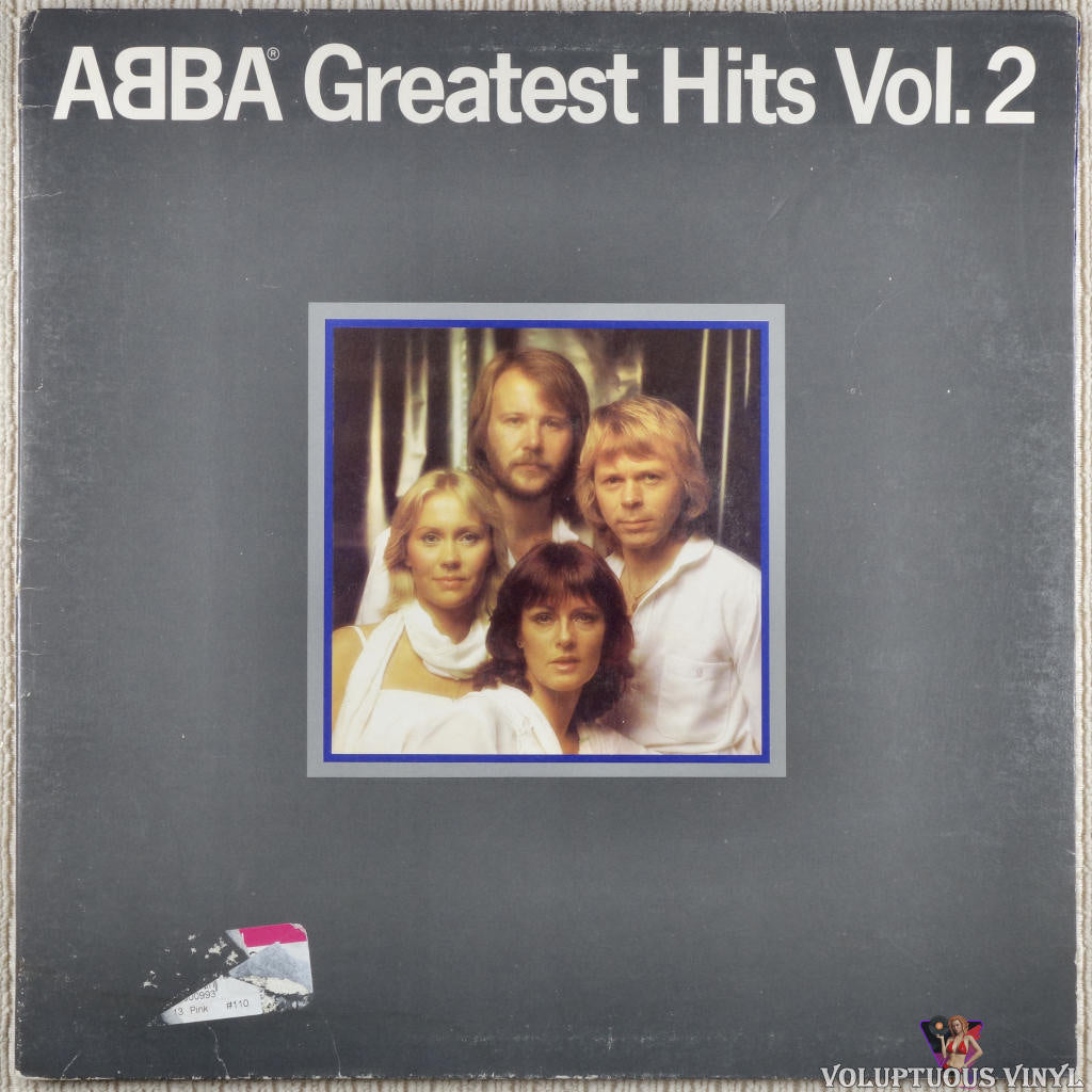 ABBA ‎– Greatest Hits Vol. 2 vinyl record front cover