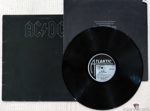 AC/DC ‎– Back In Black vinyl record
