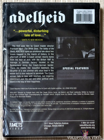 Adelheid DVD back cover