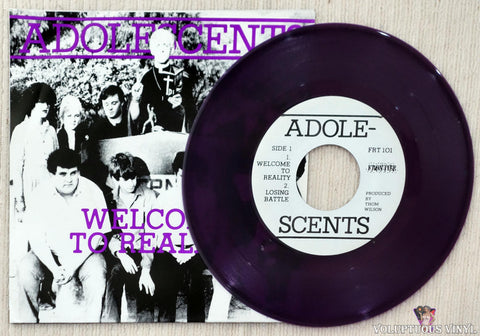 Adolescents ‎– Welcome To Reality vinyl record