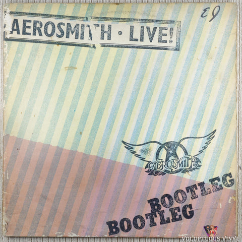 Aerosmith – Live! Bootleg vinyl record front cover