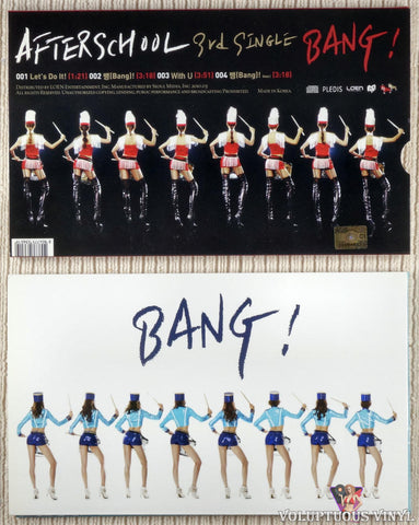 After School ‎– Bang! (3rd Single) CD back cover