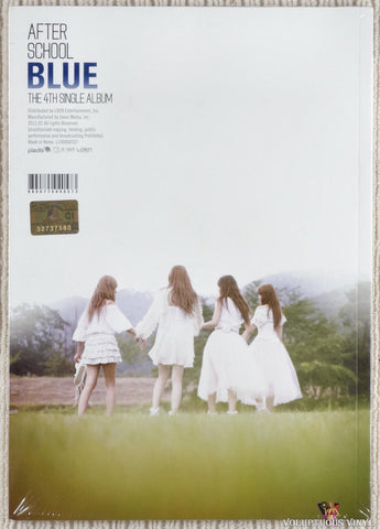 After School ‎– Blue (The 4th Single Album) CD back cover