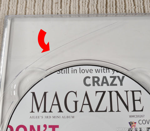 Ailee – Magazine CD case crack top left corner