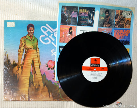 Al Green Livin' For You vinyl record