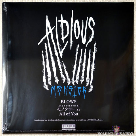 Aldious ‎– All Brose vinyl record back cover