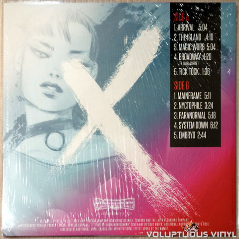 ALEX ‎– X vinyl record back cover
