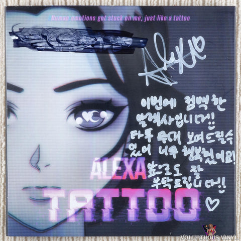 AleXa – Tattoo (2022) Autographed, Korean Press