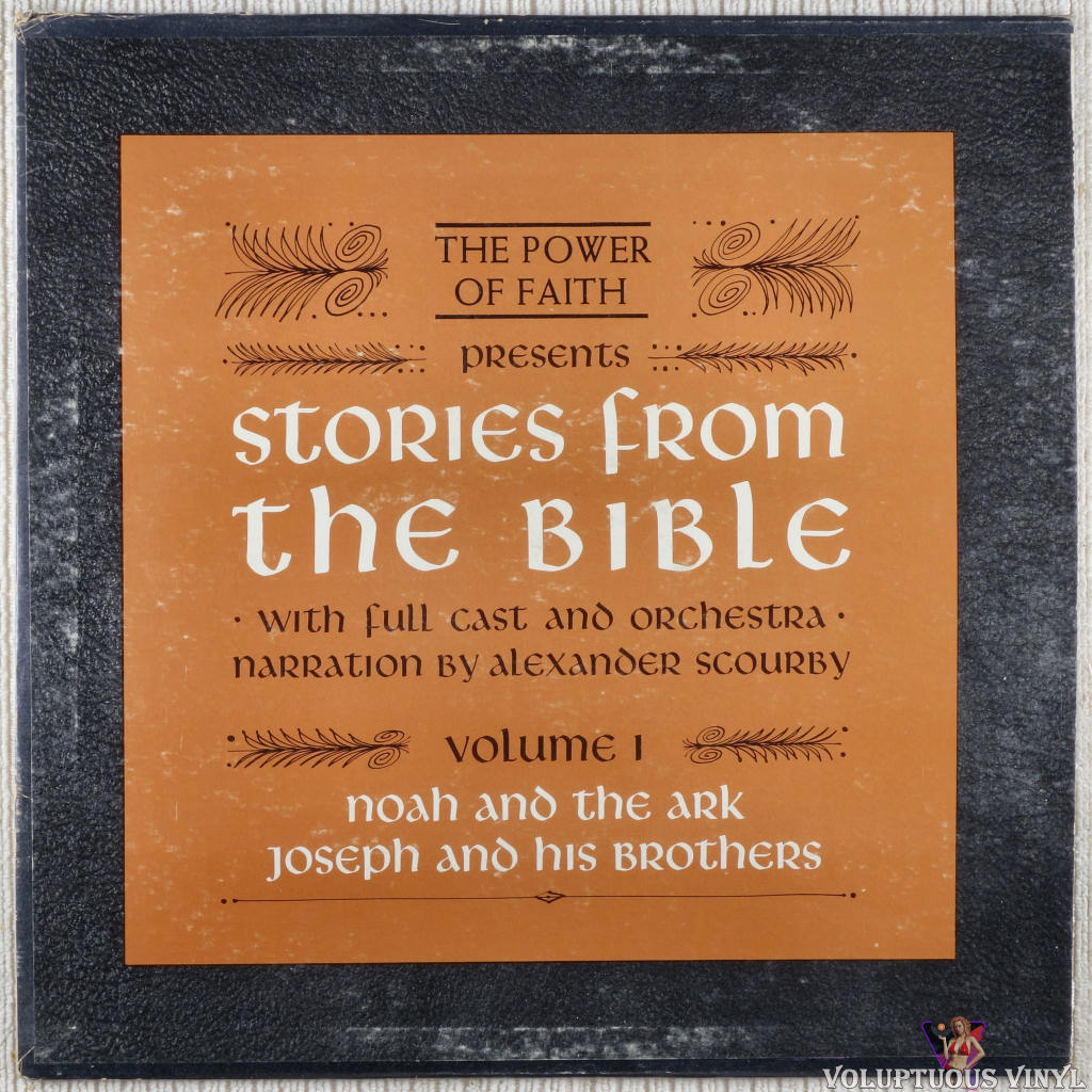 Alexander Scourby – The Power Of Faith Presents Stories From The Bible Volume I vinyl record front cover