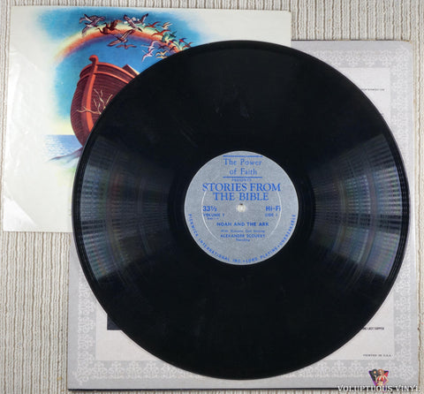 Alexander Scourby – The Power Of Faith Presents Stories From The Bible Volume I vinyl record
