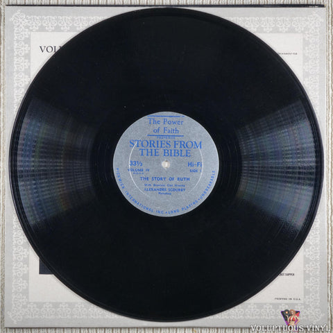 Alexander Scourby – The Power Of Faith Presents Stories From The Bible Volume IV vinyl record
