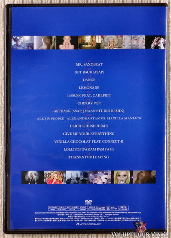 Alexandra Stan ‎– The Collection DVD back cover