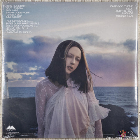 Allie X – Cape God vinyl record back cover