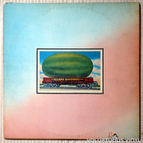 The Allman Brothers Band ‎– Eat A Peach - Vinyl Record - Back Cover