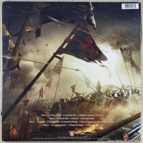 Amon Amarth ‎– Berserker vinyl record back cover