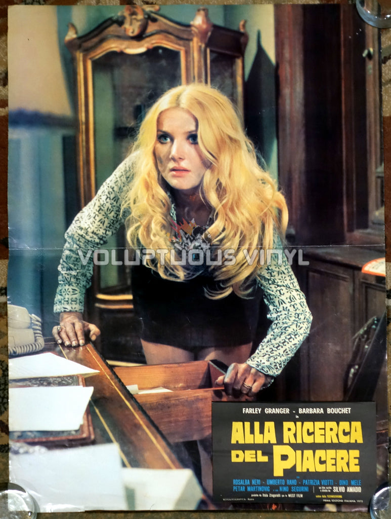 Amuck [Alla ricerca del piacere] (1972) Italian Fotobusta - Barbara Bouchet