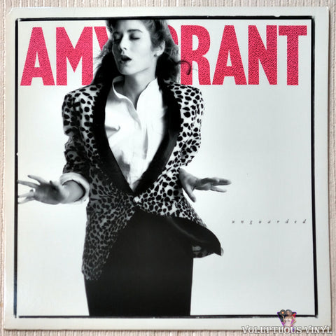 Amy Grant ‎– Unguarded vinyl record front cover