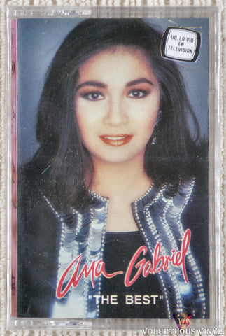 Ana Gabriel ‎– The Best cassette tape front cover