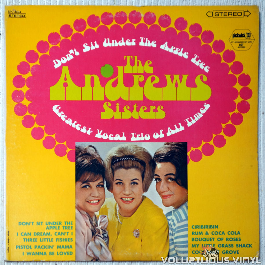 The Andrews Sisters Dont Sit Under The Apple Tree Vinyl Lp Compilation Voluptuous 6235