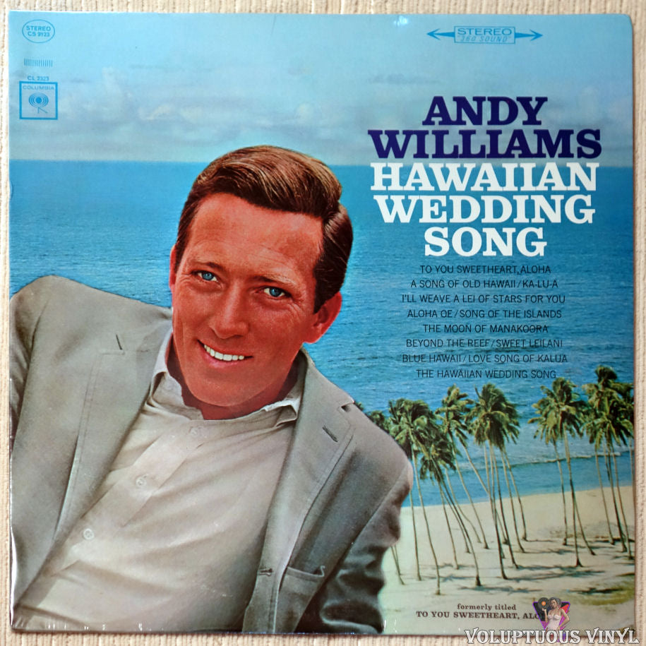 Andy Williams ‎– Hawaiian Wedding Song vinyl record front cover