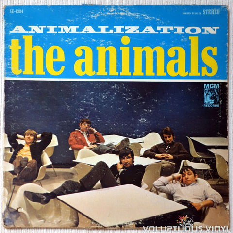 The Animals ‎– Animalization vinyl record front cover