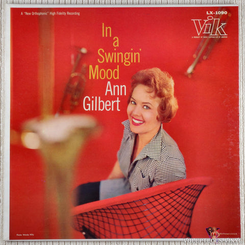 Ann Gilbert ‎– In A Swingin' Mood vinyl record front cover