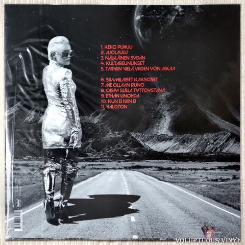 Anna Puu ‎– Nälkäinen Sydän vinyl record back cover