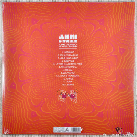 Anni B Sweet – Universo Por Estrenar vinyl record back cover