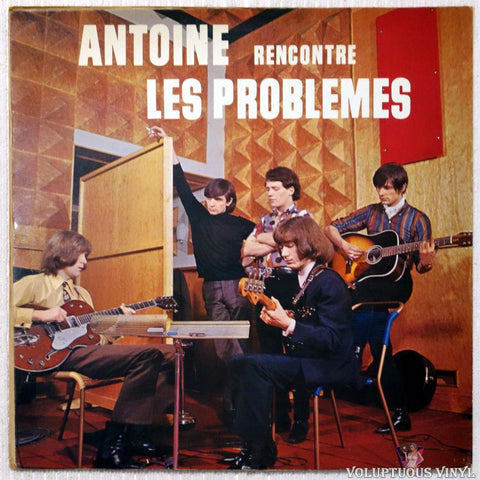 Antoine Et Les Problèmes ‎– Antoine Rencontre Les Problèmes vinyl record back cover