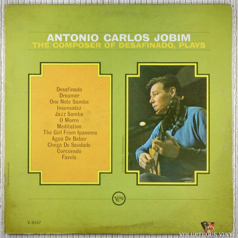 Antonio Carlos Jobim – The Composer Of Desafinado, Plays vinyl record front cover