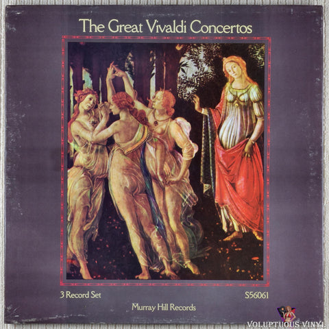 Antonio Vivaldi ‎– The Great Vivaldi Concertos vinyl record front cover