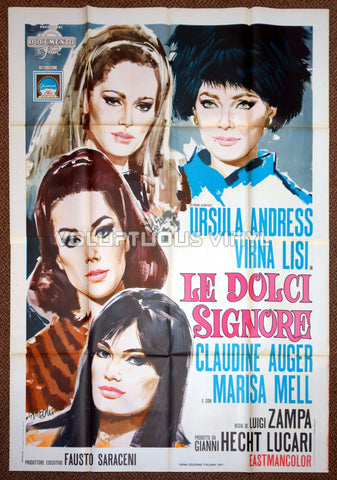 Anyone Can Play (1968) - Italian 4F - Virna Lisi, Ursula Andress, Claudine Auger & Marisa Mell