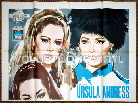 Anyone Can Play (1968) - Italian 4F - Virna Lisi, Ursula Andress, Claudine Auger & Marisa Mell - Poster Top Half