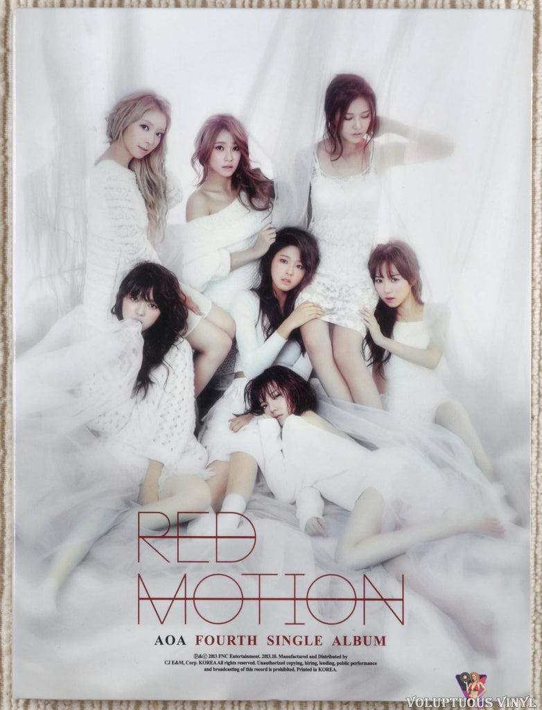 AOA ‎– Red Motion CD front cover