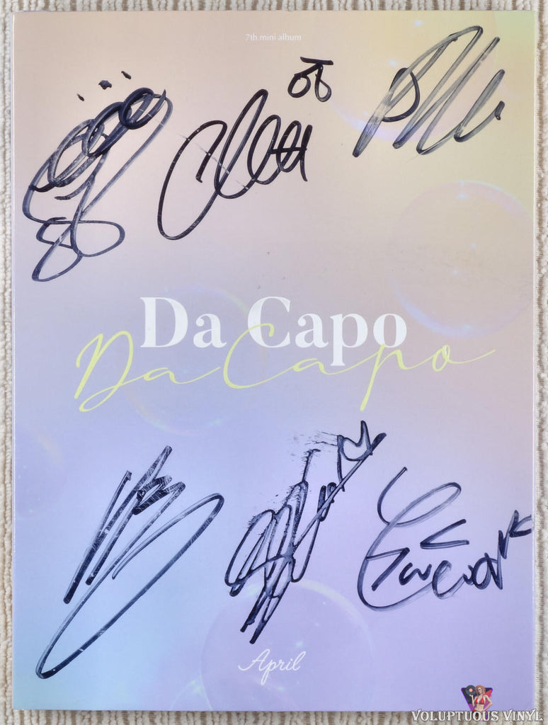 April ‎– Da Capo CD front cover
