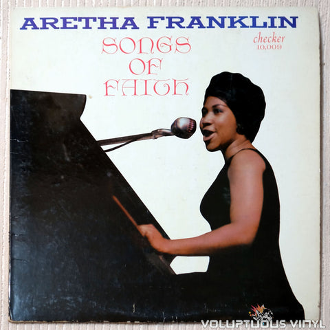 Aretha Franklin ‎– Songs Of Faith - Vinyl Record - Front Cover