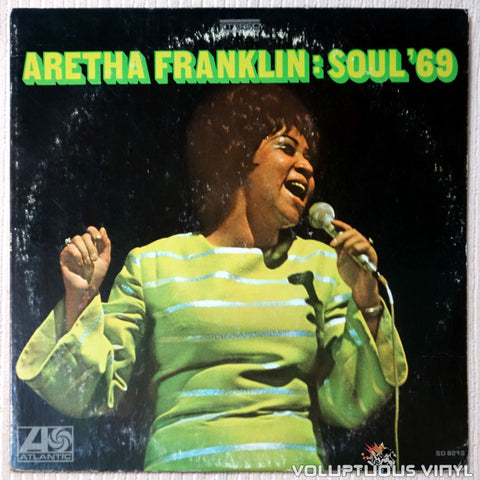 Aretha Franklin ‎– Soul '69 - Vinyl Record - Front Cover