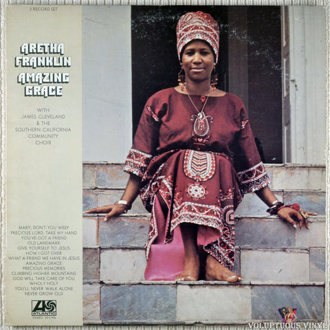 Aretha Franklin With James Cleveland & The Southern California Community Choir ‎– Amazing Grace (1972) 2xLP Stereo