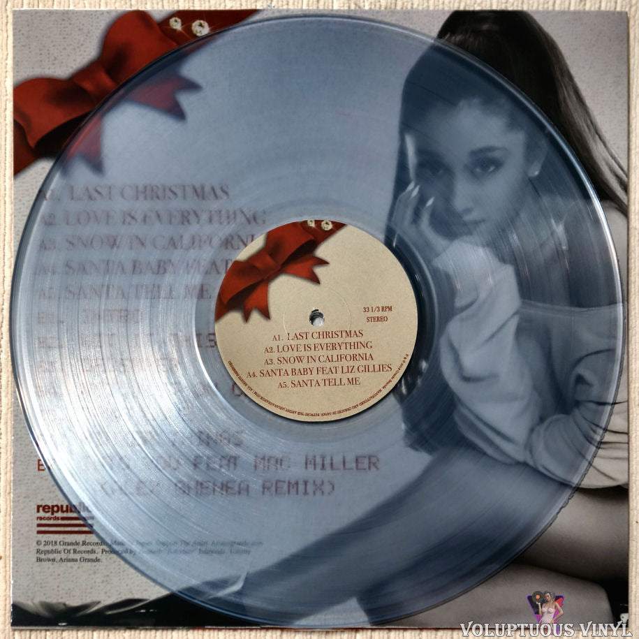 Ariana Grande ‎– Christmas Kisses & Chill (2018) Vinyl, LP, Unofficial  Release, Clear – Voluptuous Vinyl Records