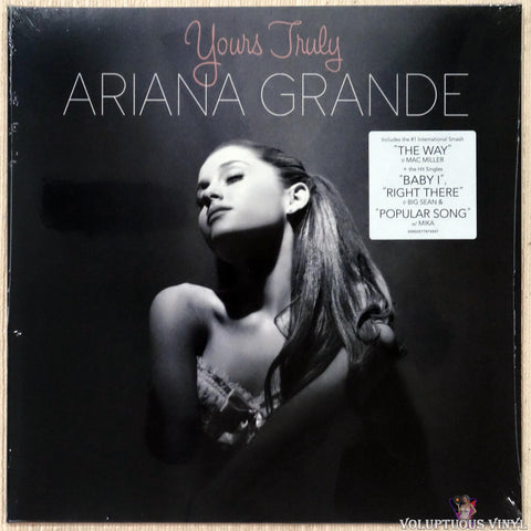 Ariana Grande – Yours Truly (2019) Clear/White Swirl Vinyl, SEALED