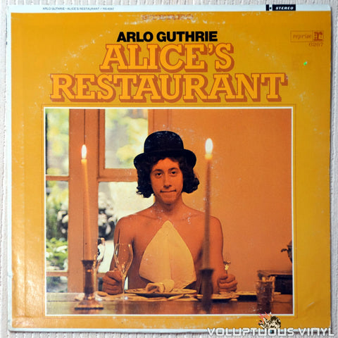 Arlo Guthrie ‎– Alice's Restaurant - Vinyl Record - Front Cover