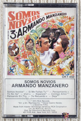 Armando Manzanero ‎– Somos Novios...Siempre Novios cassette tape front cover