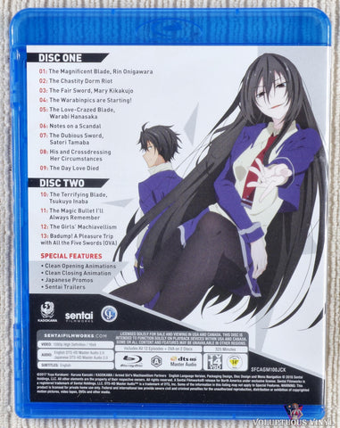 Armed Girl's Machiavellism: Complete Collection Limited Edition Blu-ray back cover